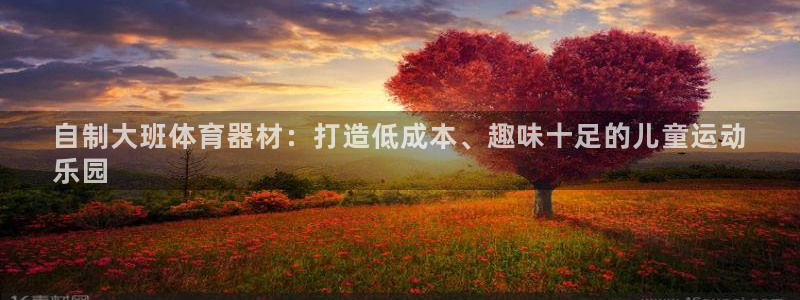 耀世平台心 58534I 耀世：自制大班体育器材：打