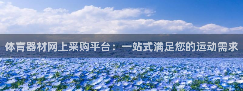 耀世平台理7O777：体育器材网上采购平台：一站式满
