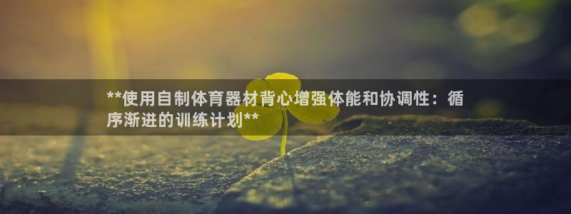 耀世登场：**使用自制体育器材背心增强体能和协调性：