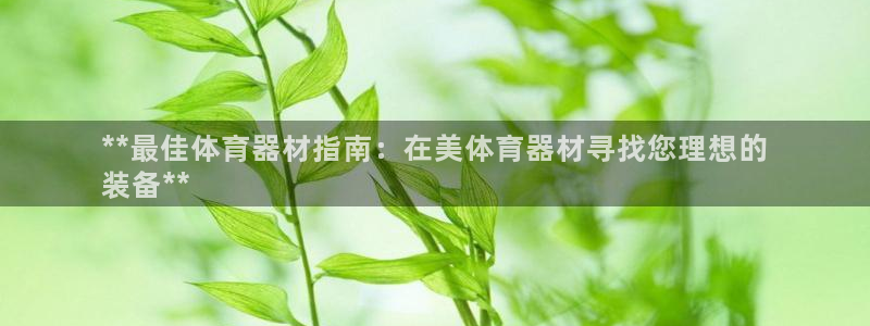 耀世娱乐含山县：**最佳体育器材指南：在美体育器材寻