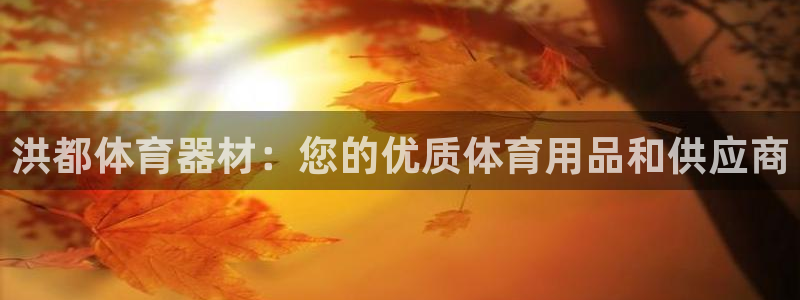 耀世平台的运营模式是什么：洪都体育器材：您的优质体育